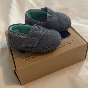 Tom baby shoes. New with tags never worn
